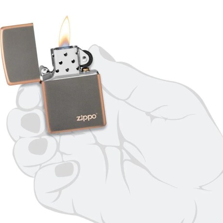 Encendedor Zippo Rustic Bronze con logo - 49839ZL Encendedor Zippo Rustic Bronze con logo - 49839ZL