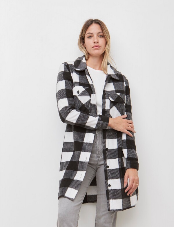 Sobrecamisa Cuadrille NEGRO/BLANCO