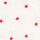 Media Invisible Lunares Blanco/Rojo