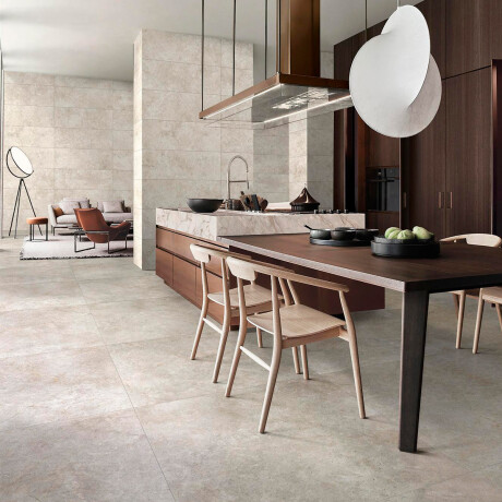 Porcelanato Gris Beige Tipo piedra rect. 60x120Cm piso pared GAMAS DE GRIS