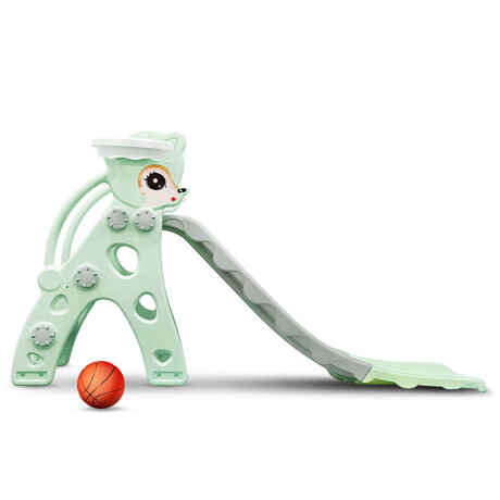 Tobogán Infantil Con Aro De Baloncesto Varios Colores Verde