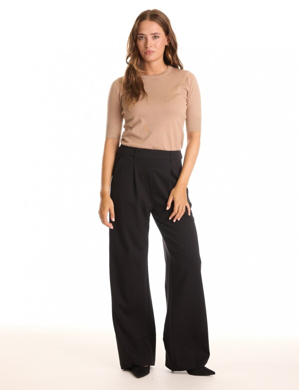 Pantalon Palazzo NEGRO