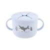 SNACK.SJ Taza De Silicona Para Snacks 6m+ Stephen Joseph - Tiburón