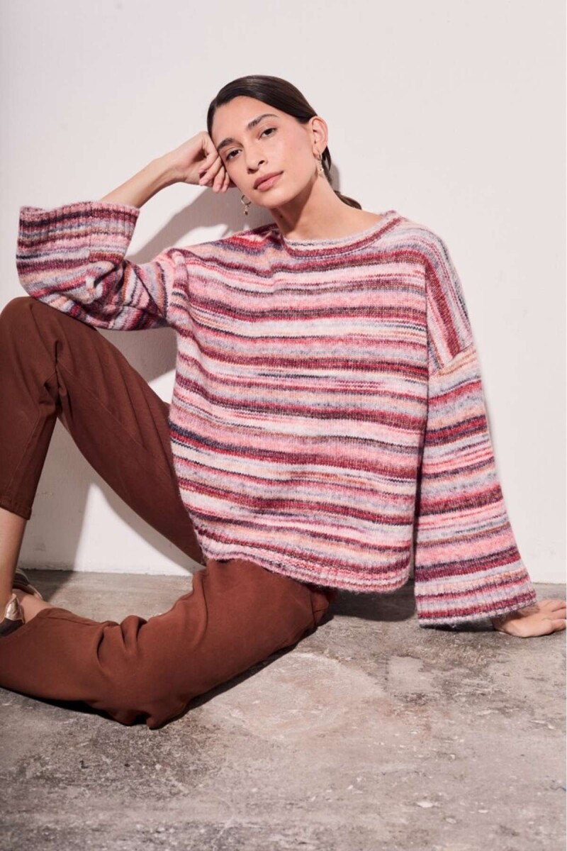 Sweater Multi - Rojo 