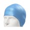 Gorro de natación de silicona para adulto Celeste