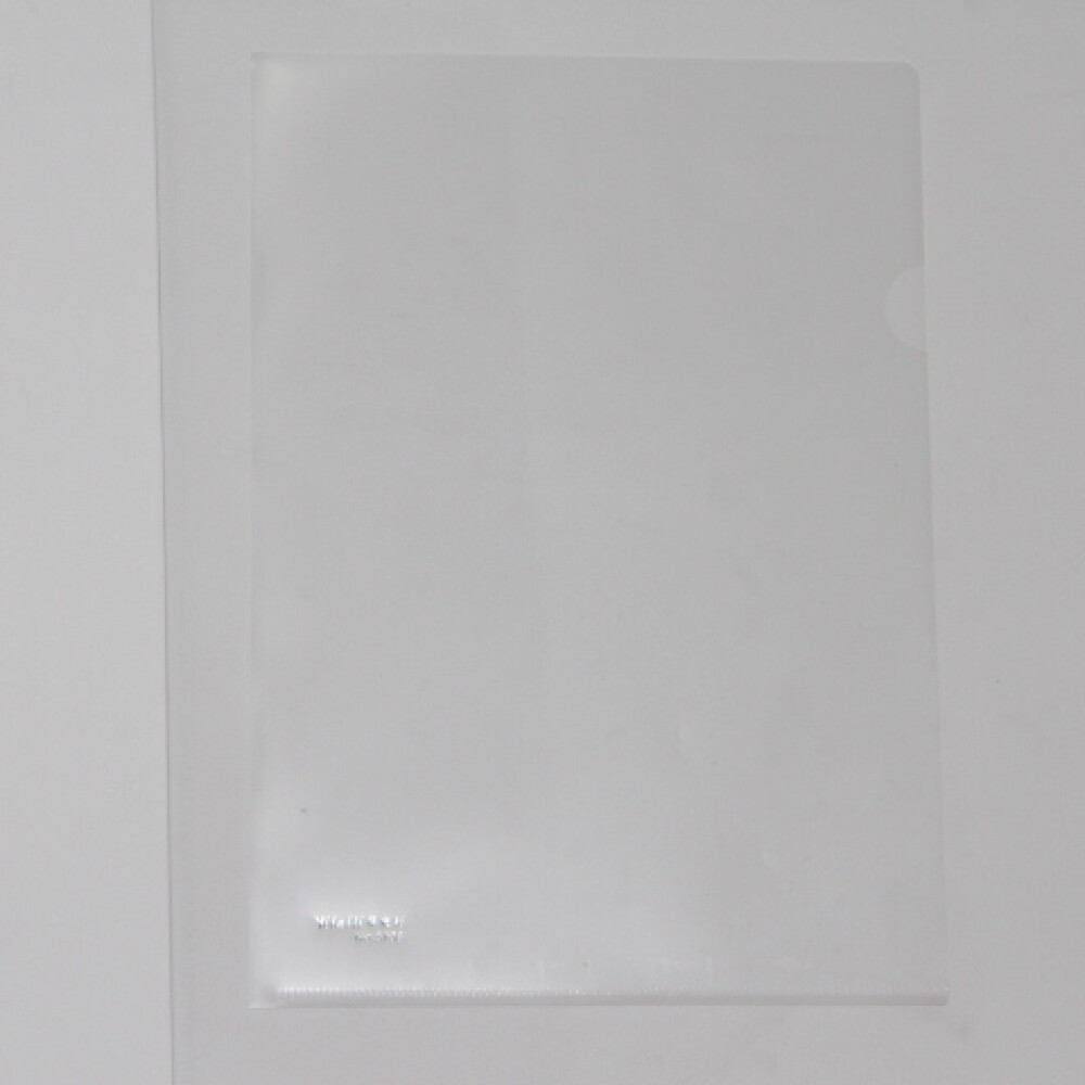 SOBRE EN L A4 COLOR TRANSPARENTE