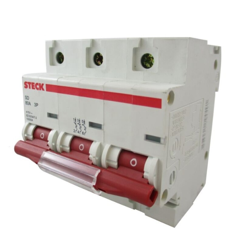 DISYUNTOR DIN 3X 80 A 10 KA STECK DISYUNTOR DIN 3X 80 A 10 KA STECK