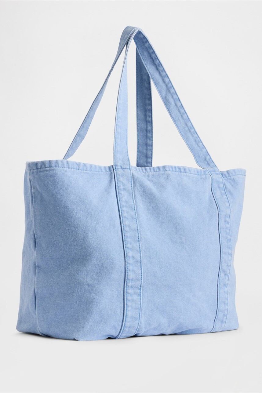 Bolso Tote Logo Gap Mujer Moonstone Blue