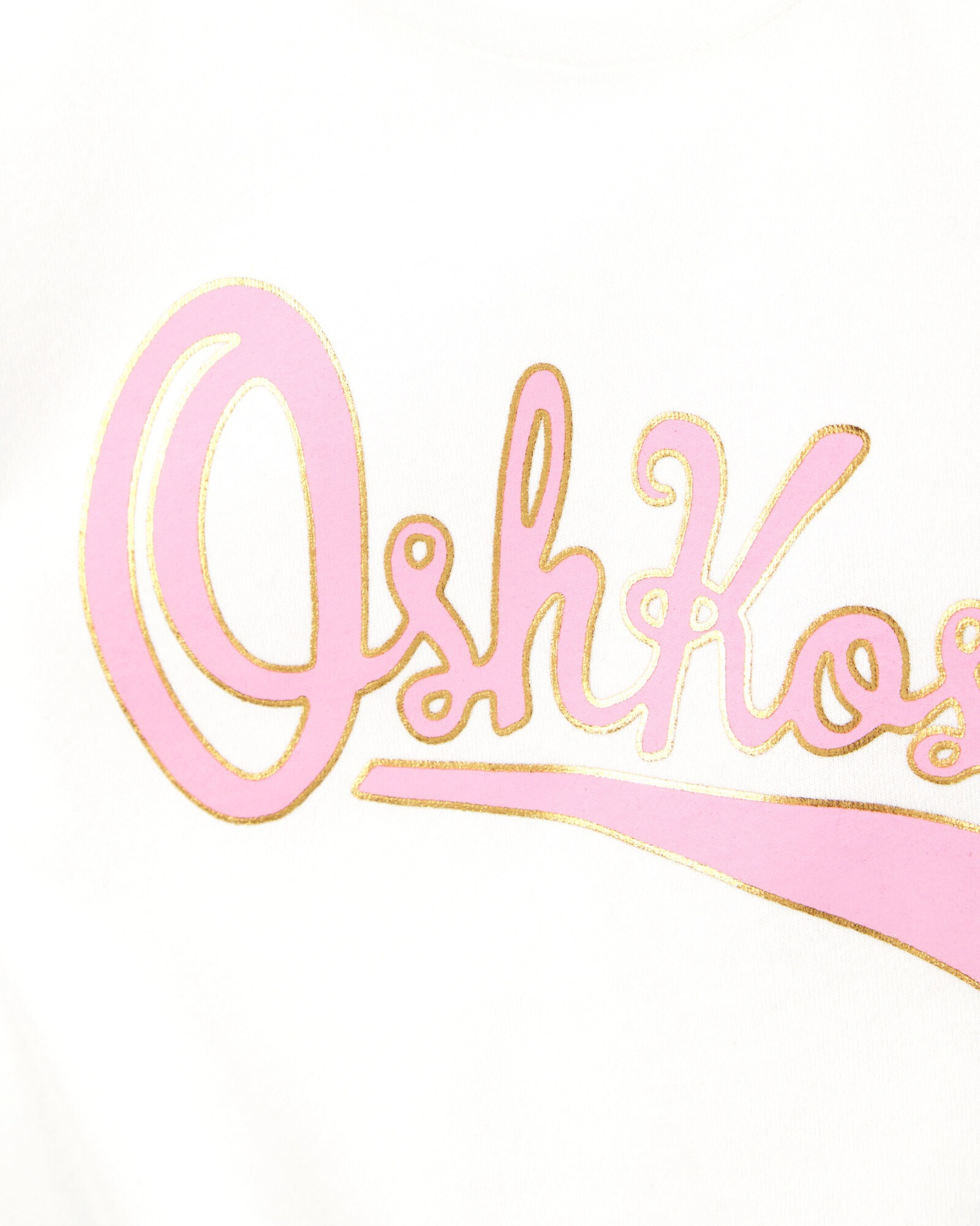 Remera de algodón, con lazos y logo Sin color