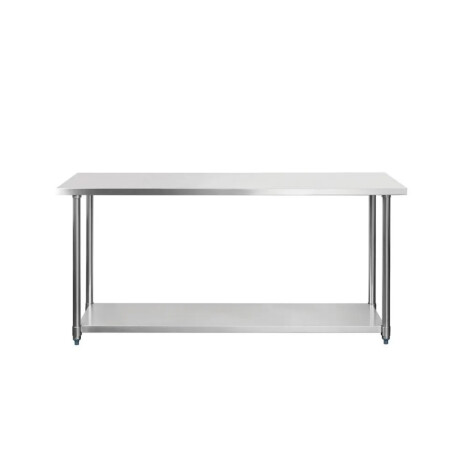 Mesada Central con Estante Inferior de Acero Inoxidable 190 x 60 x 85 cm Mesada Central con Estante Inferior de Acero Inoxidable 190 x 60 x 85 cm