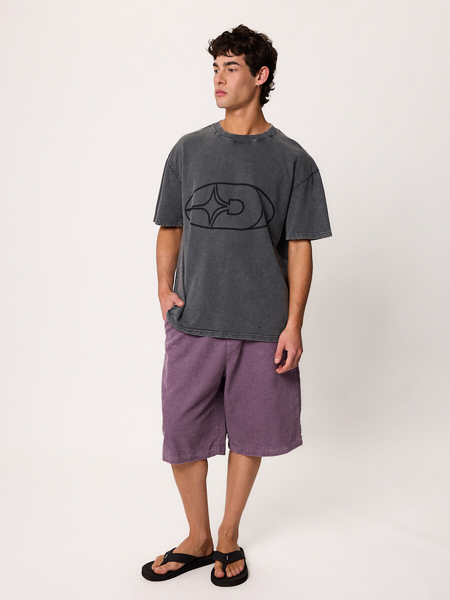 T-SHIRT M/C GUARIAN DIXIE Gris Oscuro