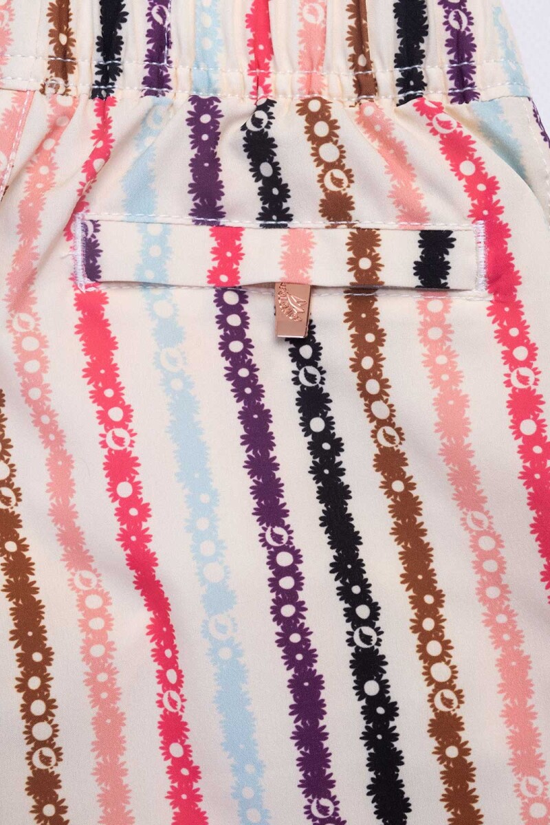 KIDS FLORAL STRIPE CLASSIC Cream