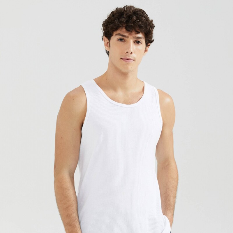 CAMISETA REGATA MASC BRANCO