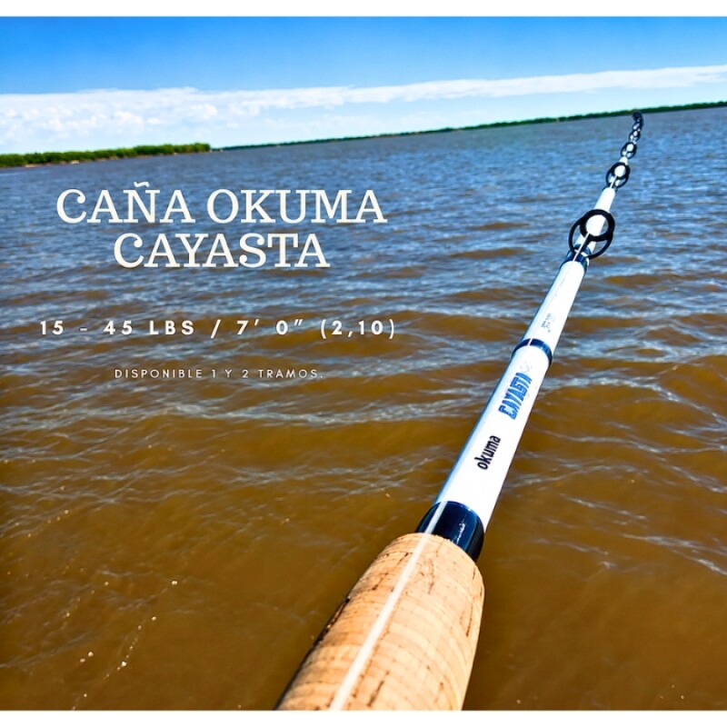Caña De Pesca Okuma Cayasta 2,10 Mtrs 1 Tr Caña De Pesca Okuma Cayasta 2,10 Mtrs 1 Tr