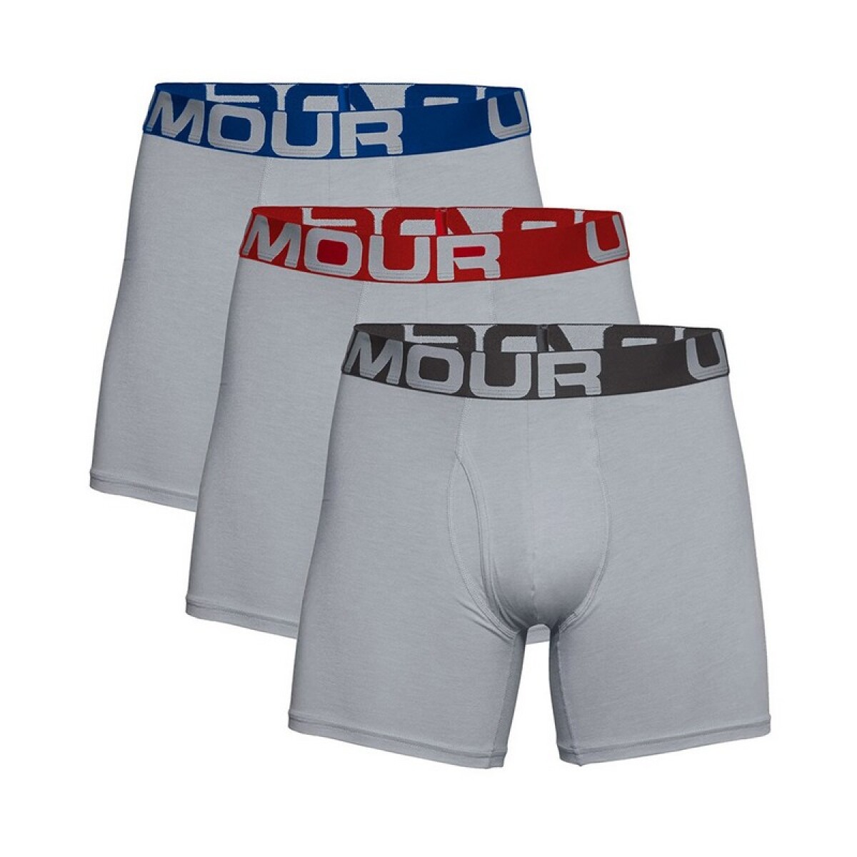 Boxer Under Armour Charged Cotton 3 Pack - Gris 