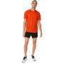Polos Running Metarun Ss Top Hombre Cherry Tomato