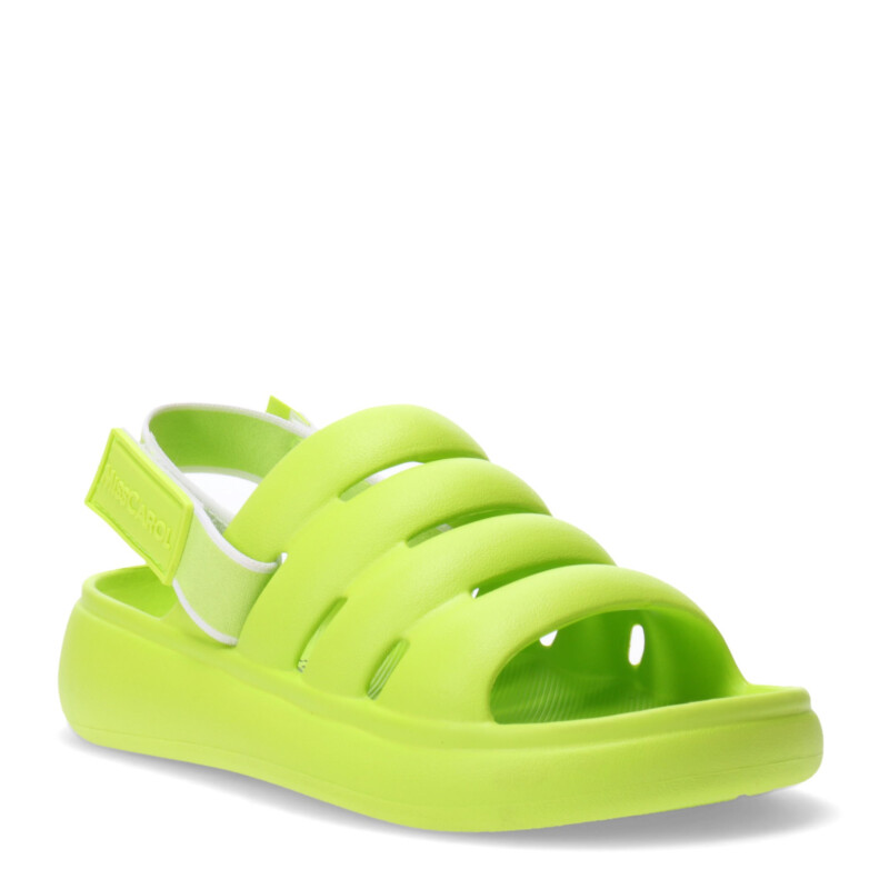 Sandalias de Mujer Miss Carol EILAT de goma con elastico Amarillo Limón