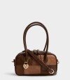 Cartera Bowling Patchwork Marron Carey