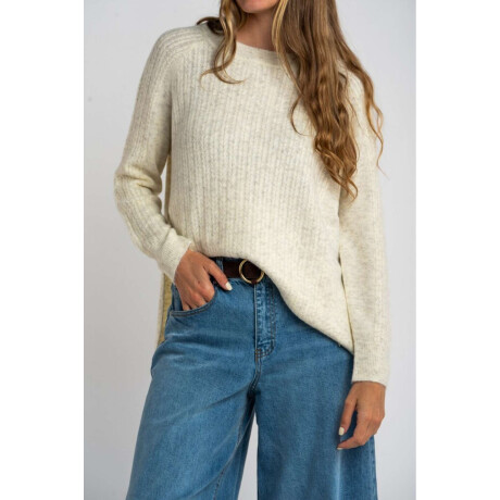 Sweater Texturado Nacar
