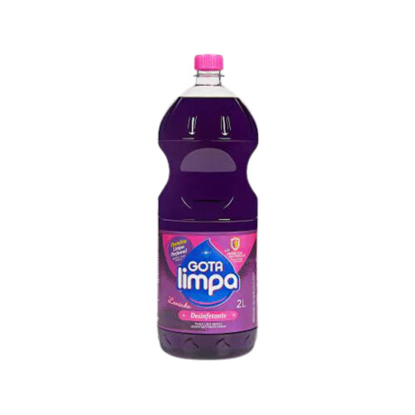 PACK LIMPIADOR LIQUIDO DESINFECTANTE GOTA LIMPA 2L LAVANDA + OBSEQUIO PACK LIMPIADOR LIQUIDO DESINFECTANTE GOTA LIMPA 2L LAVANDA + OBSEQUIO