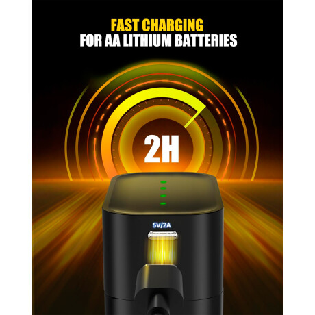 Cargador Rayhom para 4 Pilas Aa + 8 Pilas Aa 1,5V 3700MWH 001