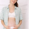 Camisa Maternal Pupa – Viscosa suave con bolsillos prácticos Estampa Verde