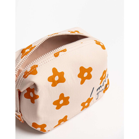 Porta Cosméticos Estampado Estampado Flores
