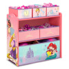 Organizador de Juguetes de Princesas Disney de 6 contenedores Organizador de Juguetes de Princesas Disney de 6 contenedores