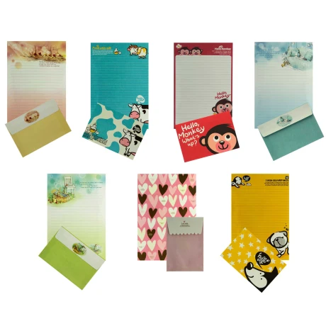 PAPEL CARTA DECORADO + 2 SOBRES 15421 Q450 PAPEL CARTA DECORADO + 2 SOBRES 15421 Q450