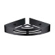 Repisa Triangulo Negro Mate 205X205X70