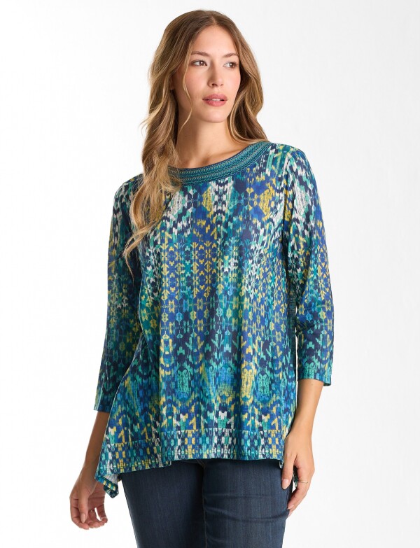 Blusa Print MULTI/VERDE