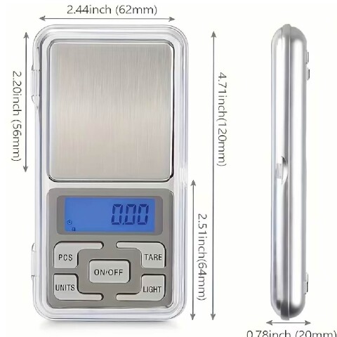 Balanza Digital Chica 0.01 - 500GR Balanza Digital Chica 0.01 - 500GR