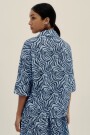 SOL SHIRT Zebra Striped Blue