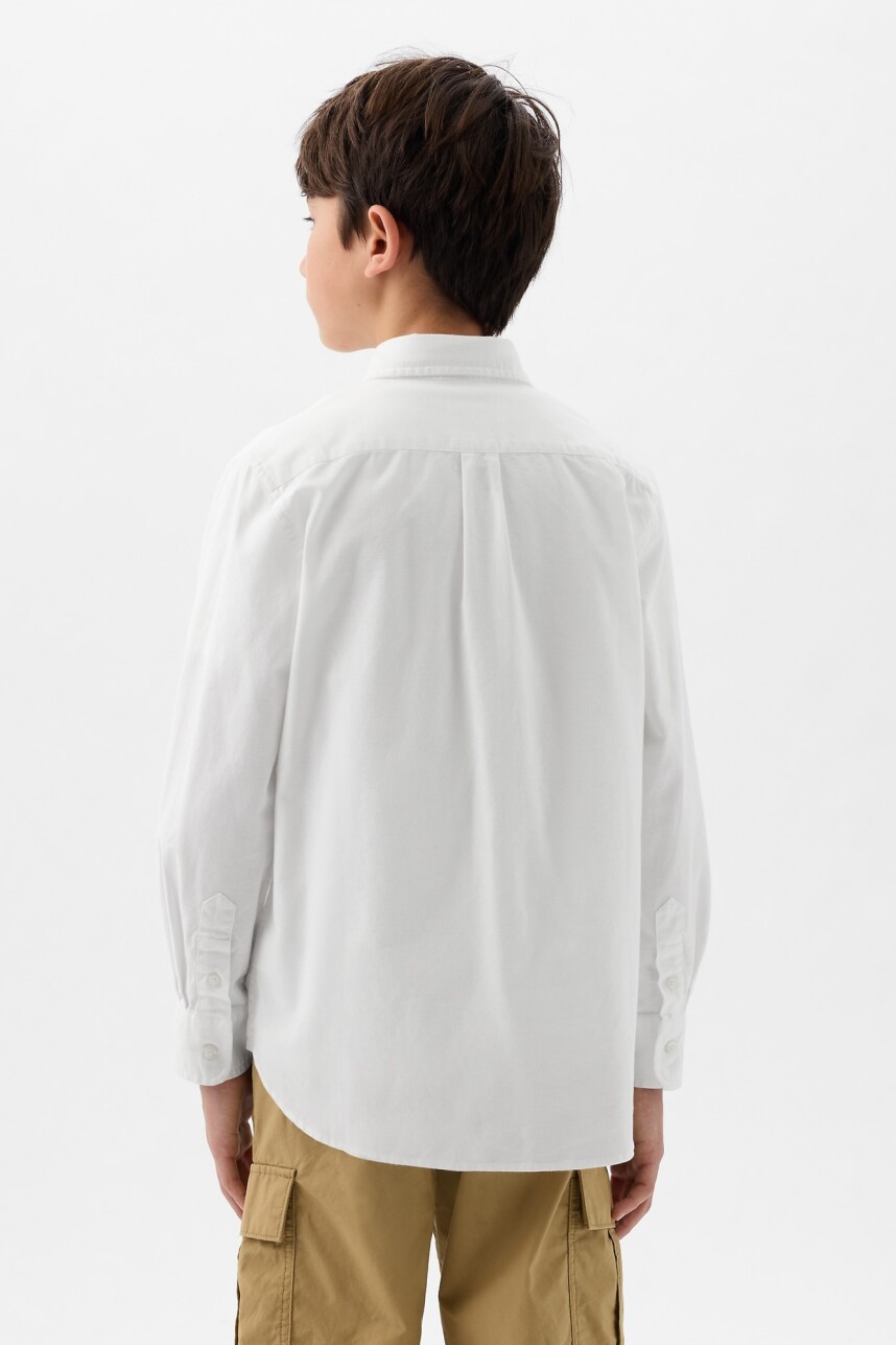 Camisa Con Bolsillo Niño New Off White