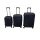 Set de 3 Valijas de Mano Rígidas Azul