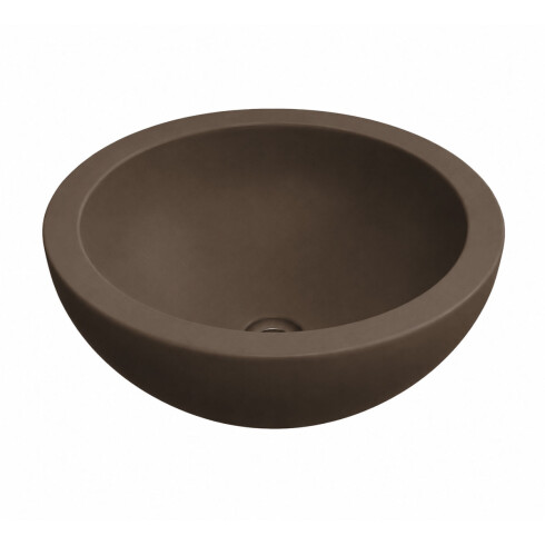 Bacha circular beige mate de apoyar 50 diá x 20 000