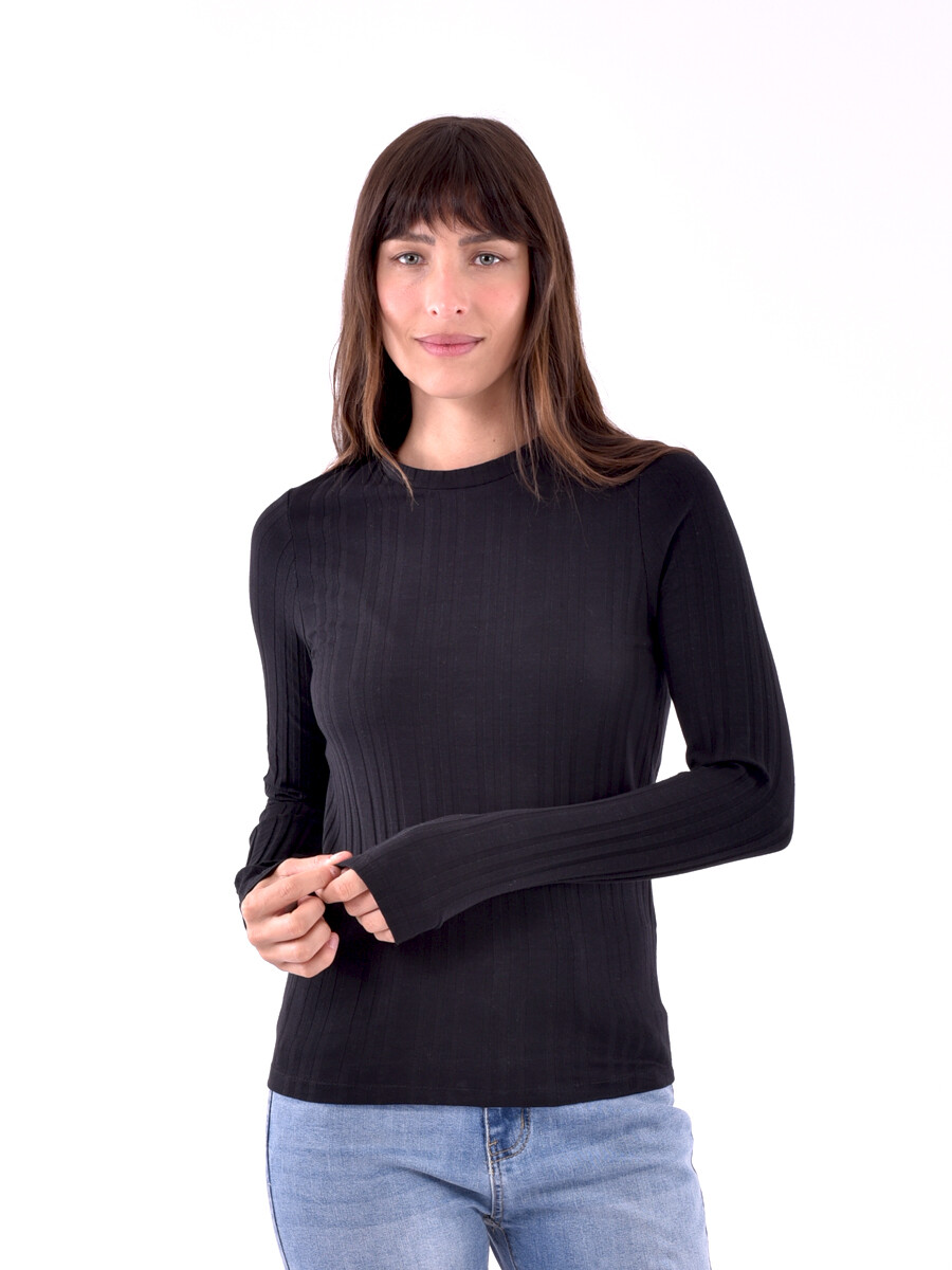 REMERA DALIA - NEGRO 