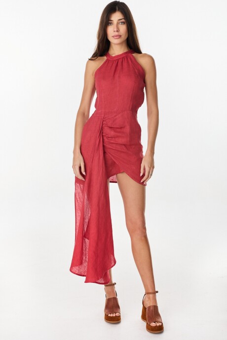 Vestido Lorenza Terracota