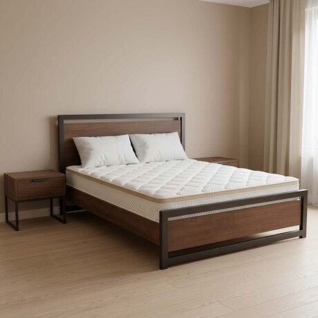 COLCHÓN QUEEN ESPUMA BLANCO IVORY