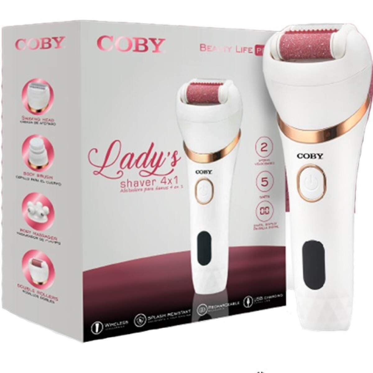 Depiladora COBY 4 en 1 CY3371-6112 