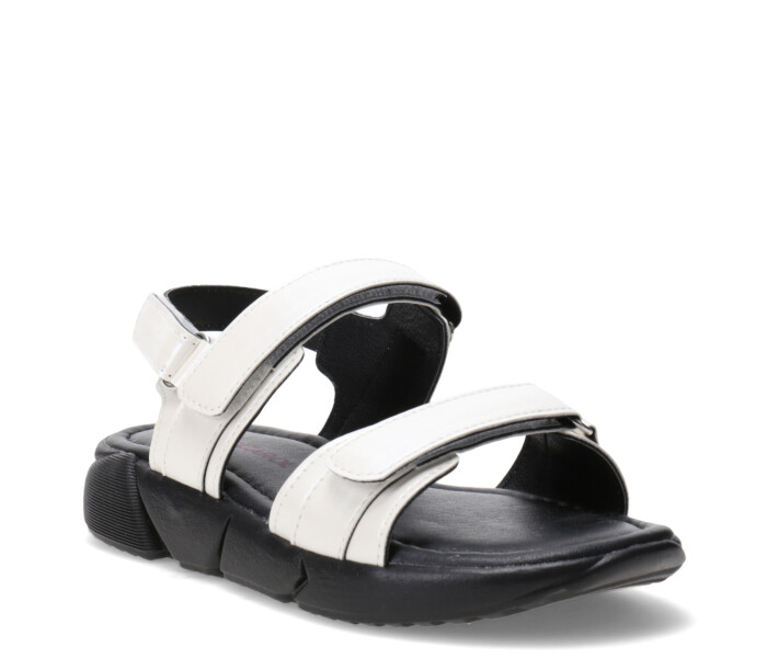 Sandalias de Niña MINI Miss Carol SEMIC con dos velcros Blanco