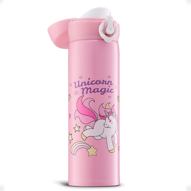 Botella TÃ©rmica de Aluminio de 500 ML Unicornio Rosa Botella TÃ©rmica de Aluminio de 500 ML Unicornio Rosa