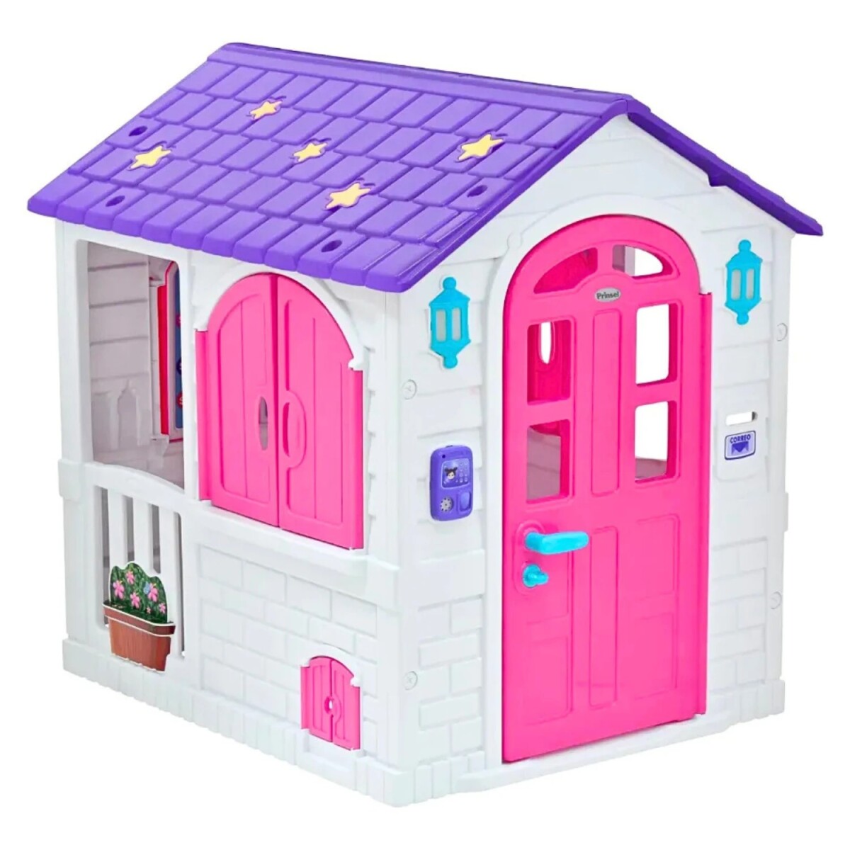 Casa Infantil de Jardin y Mercado Prinsel 4081 2 en 1 