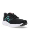 Championes de Mujer New Balance 411 V3 Negro - Celeste