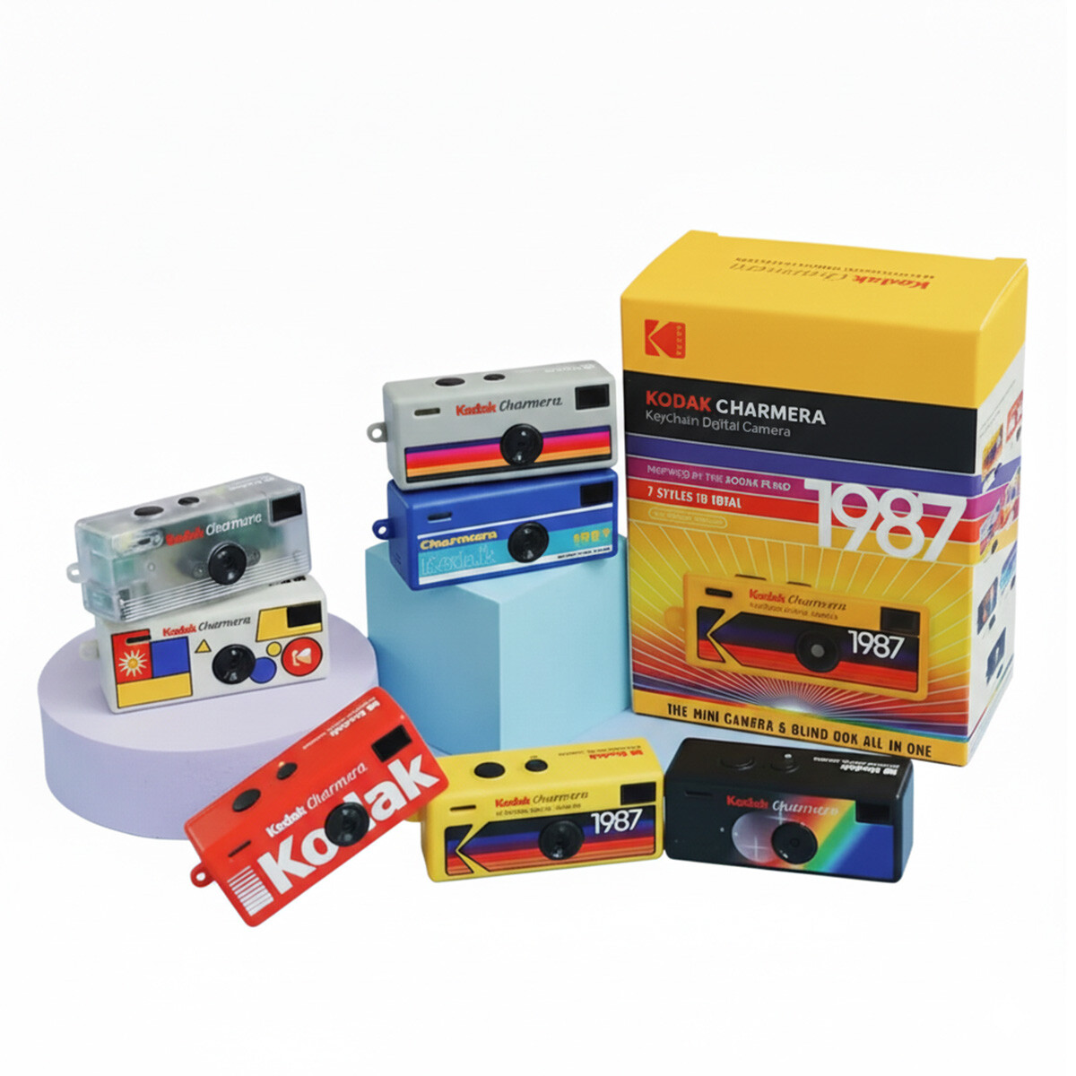 Cámara Kodak Charmera Keychain Digital Mini Caja Sorpresa 