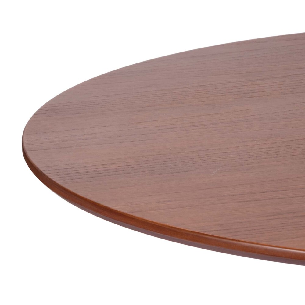 MESA DE COMEDOR LAMINA-DE-CINAMOMO MARRON DORIA