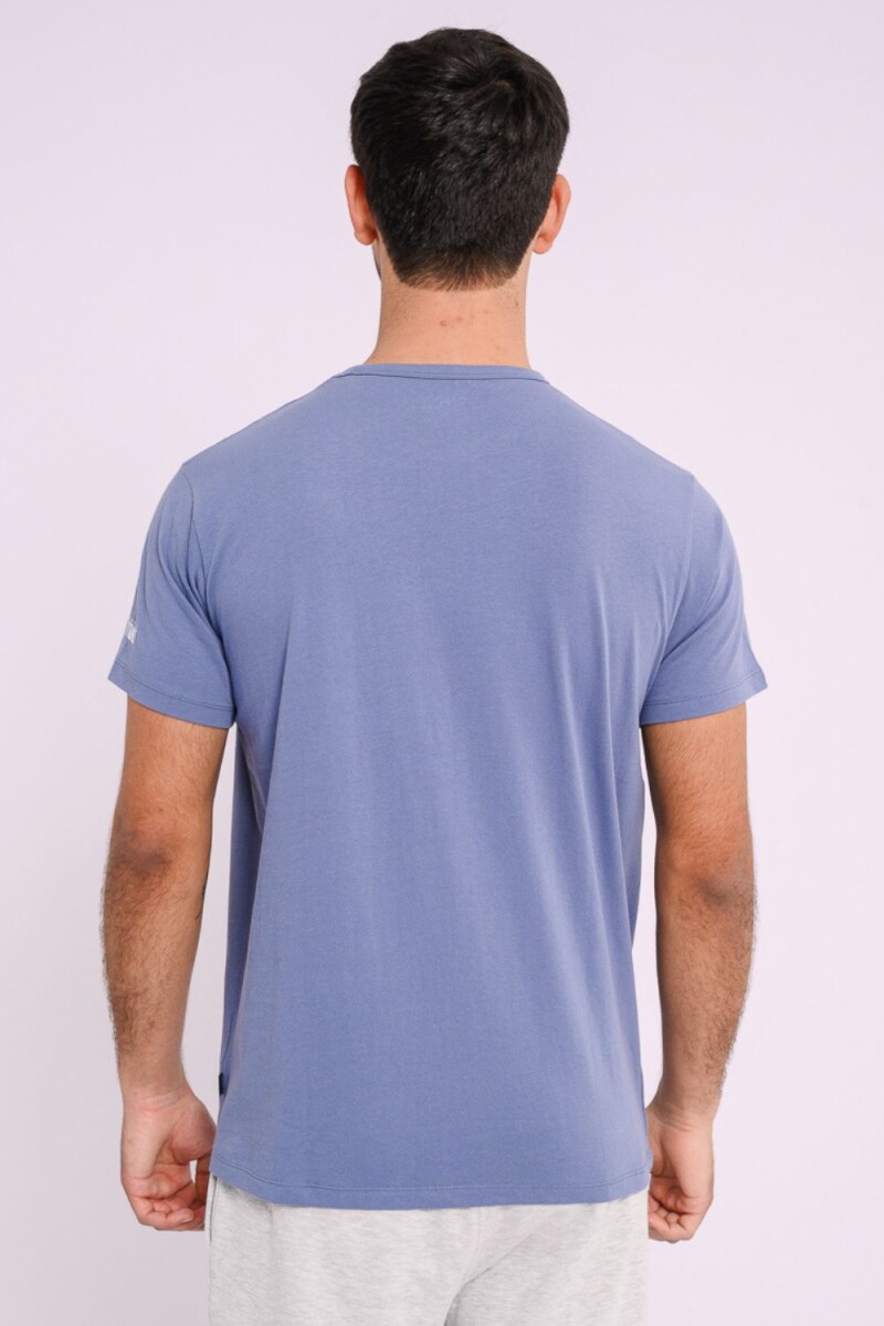 Remera manga corta Azul
