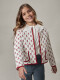 Sudadera Con Acolchada Blanco Roto