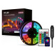 Tira Cinta Luces LED RGB Decorativas 10 M con App y control Multicolor