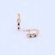 Caravanas oro 18k con brillantes y zafiros. Caravanas oro 18k con brillantes y zafiros.